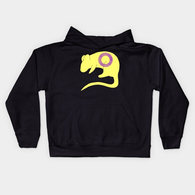 Intersex Pride Rat Kids Hoodie by Salamenca